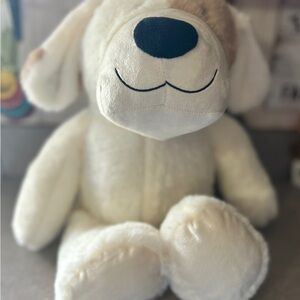 Beauty Muse Pro Plush Cream Puppy Stuffed Animal - Soft Cuddly Comfort